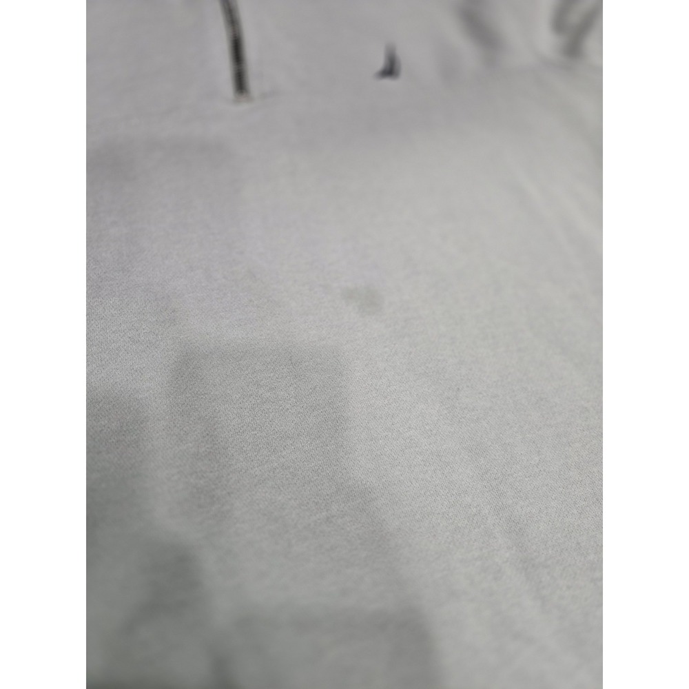 Nautica 1/4 Zip Pullover Men Size Large‎ Gray Soft Mock Neck Athleisure Sweater - Picture 6 of 6